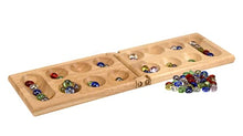 Load image into Gallery viewer, Pressman Mancala - Real Wood Folding Set + Multicolor Stones Brain Blacksmith
