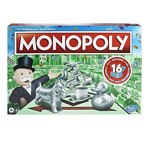 MONOPOLY Game, Family Board Game for 2 to 6 Player Brain Blacksmith