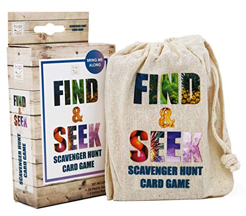 Hapinest Find and Seek Scavenger Card Game Brain Blacksmith