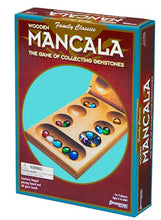 Load image into Gallery viewer, Pressman Mancala - Real Wood Folding Set + Multicolor Stones Brain Blacksmith
