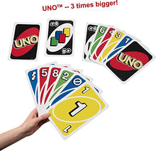 Load image into Gallery viewer, SPECIAL EDITION Giant UNO Family Card Game (108 Oversized Cards) Brain Blacksmith
