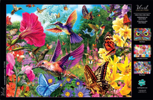 Load image into Gallery viewer, Hummingbird Garden - 1000 Piece Jigsaw Puzzle (6.5 Difficulty) Brain Blacksmith
