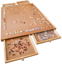 Load image into Gallery viewer, Original Jumbo 1500 Pc Wooden Puzzle - Four Sliding Drawers Brain Blacksmith
