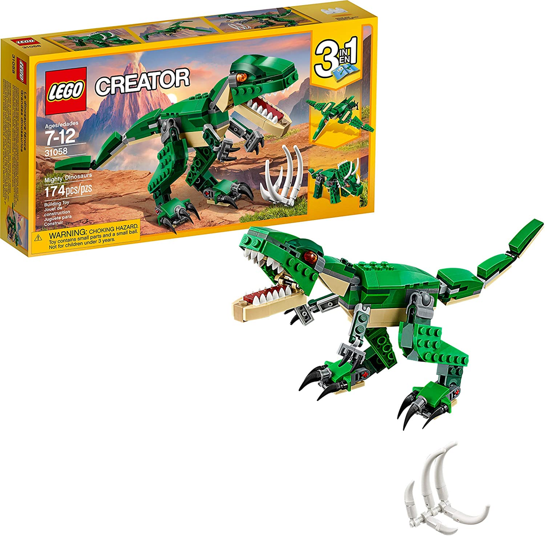 LEGO Mighty Dinosaurs 31058 Model Kit (174 Pieces) Brain Blacksmith