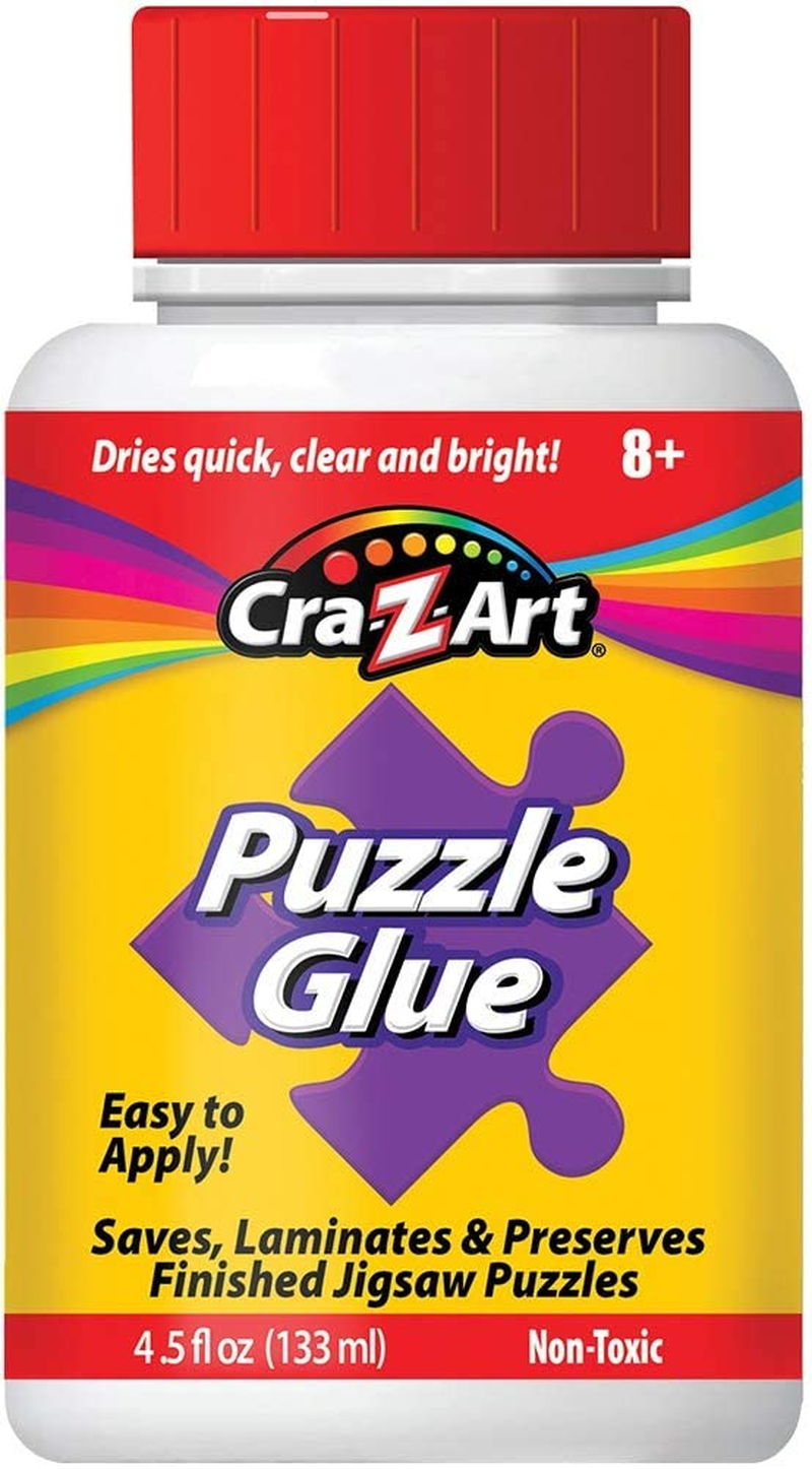 Jigsaw Puzzle Glue with Applicator - Saves, Laminates and Preserves Brain Blacksmith