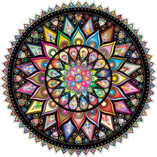 Load image into Gallery viewer, Bgraamiens Puzzle-Geometric Colorful Mandala-1000 Pieces (5.5 Difficulty) Brain Blacksmith
