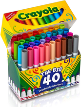 Load image into Gallery viewer, Crayola Ultra Clean Washable Markers (40 Colours!) Brain Blacksmith
