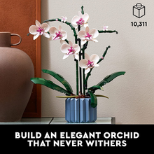 Load image into Gallery viewer, LEGO Orchid Plant Decor Building Set (608 Pieces) Brain Blacksmith
