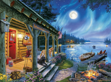 Load image into Gallery viewer, Buffalo Games  Moonlight Lodge - 1000 Piece Jigsaw Puzzle Brain Blacksmith
