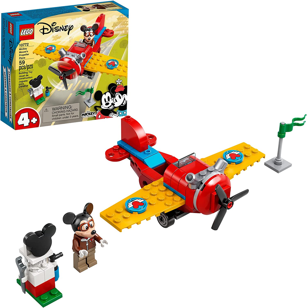 LEGO Disney Mickey and Friends Propeller Plane (59 Pieces) Brain Blacksmith