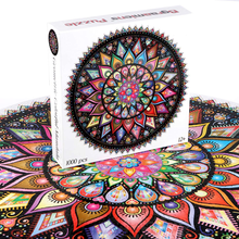 Load image into Gallery viewer, Bgraamiens Puzzle-Geometric Colorful Mandala-1000 Pieces (5.5 Difficulty) Brain Blacksmith
