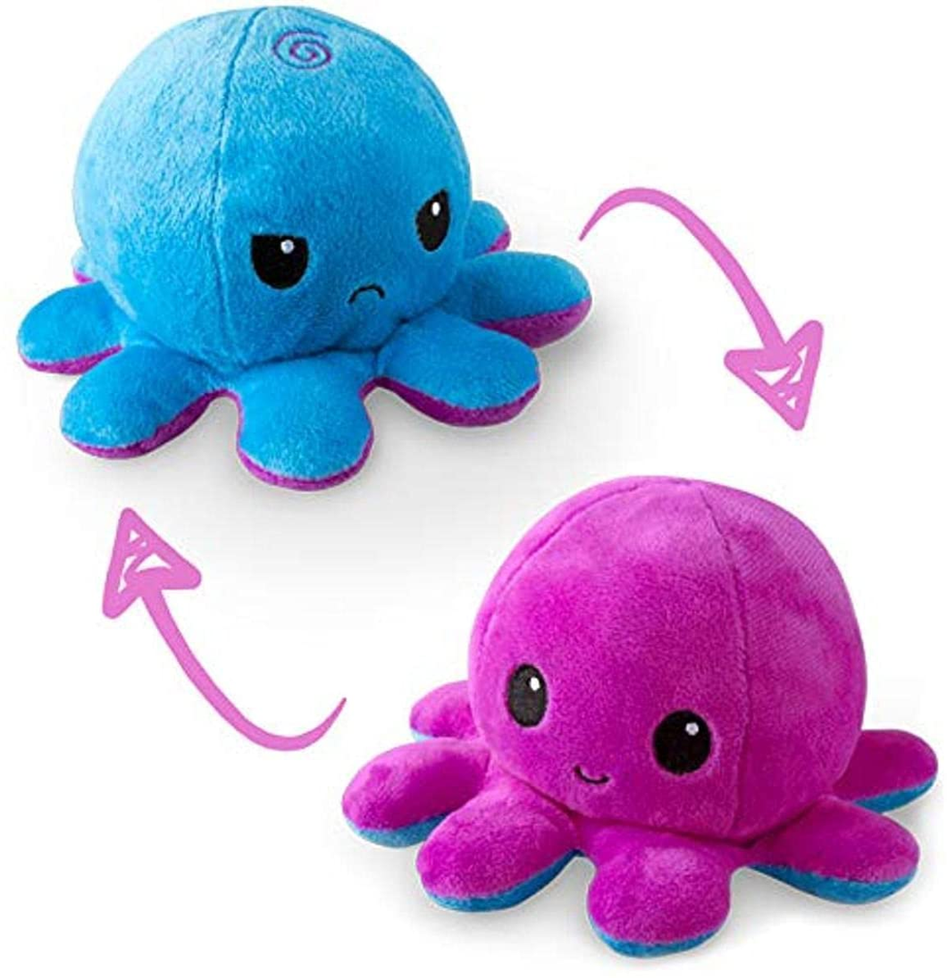 Teeturtle | the Original Reversible Octopus Plushie Brain Blacksmith