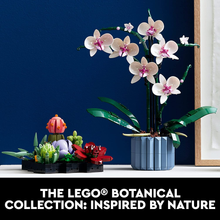 Load image into Gallery viewer, LEGO Orchid Plant Decor Building Set (608 Pieces) Brain Blacksmith
