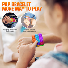 Load image into Gallery viewer, 8Pcs Fidget Toy Bracelet - Push Pop Bubble Brain Blacksmith
