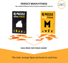 Load image into Gallery viewer, Geek Toys IQ Puzzle Brain Fitness Games Brain Teaser Puzzles for Adults and Kid Puzzle Mind Puzzles Brain Games Kids Road Trip Essentials Travel Games Multiple Brain Puzzles in a Box - Set of 11. Brain Blacksmith
