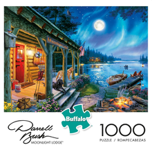 Load image into Gallery viewer, Buffalo Games  Moonlight Lodge - 1000 Piece Jigsaw Puzzle Brain Blacksmith
