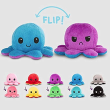 Load image into Gallery viewer, Teeturtle | the Original Reversible Octopus Plushie Brain Blacksmith
