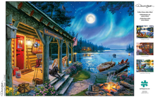 Load image into Gallery viewer, Buffalo Games  Moonlight Lodge - 1000 Piece Jigsaw Puzzle Brain Blacksmith
