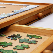 Load image into Gallery viewer, Original Jumbo 1500 Pc Wooden Puzzle - Four Sliding Drawers Brain Blacksmith
