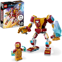 Load image into Gallery viewer, LEGO Marvel Iron Man Mech Armor 76203 Building Kit Brain Blacksmith
