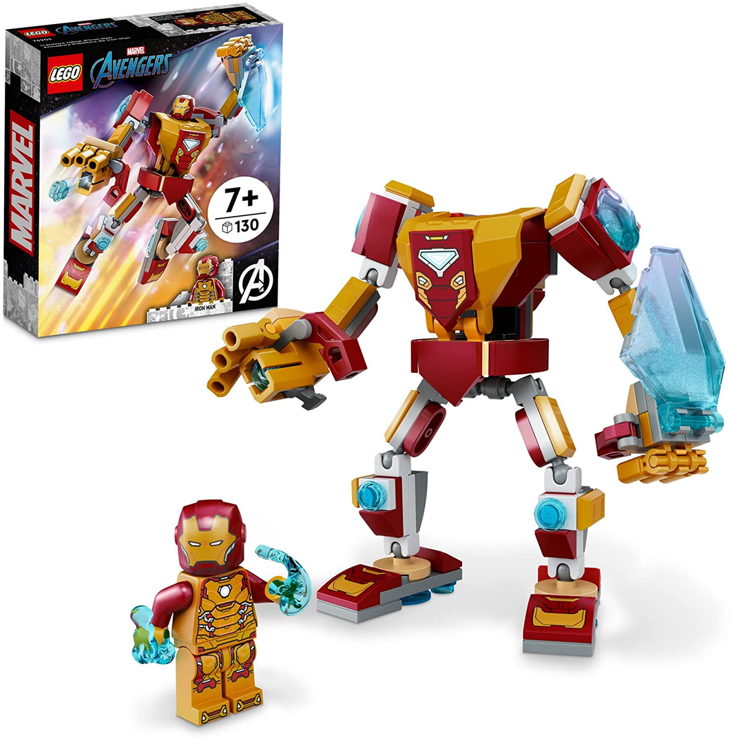 LEGO Marvel Iron Man Mech Armor 76203 Building Kit Brain Blacksmith