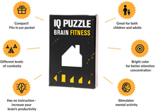 Load image into Gallery viewer, Geek Toys IQ Puzzle Brain Fitness Games Brain Teaser Puzzles for Adults and Kid Puzzle Mind Puzzles Brain Games Kids Road Trip Essentials Travel Games Multiple Brain Puzzles in a Box - Set of 11. Brain Blacksmith
