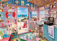 Load image into Gallery viewer, Ravensburger My Beach Hut, My Haven 1000 Piece Jigsaw Puzzle for Adults - Every Piece Is Unique, Softclick Technology Means Pieces Fit Together Perfectly Brain Blacksmith
