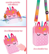 Load image into Gallery viewer, Pink Bag Unicorn Pop Purse Brain Blacksmith
