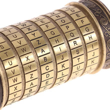 Load image into Gallery viewer, Da Vinci Metal Cryptex Gift Brain Blacksmith
