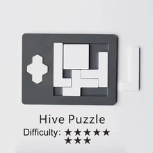 Load image into Gallery viewer, Impossible Fit Geometric Puzzles (5.5-8.5 Difficulty) Brain Blacksmith
